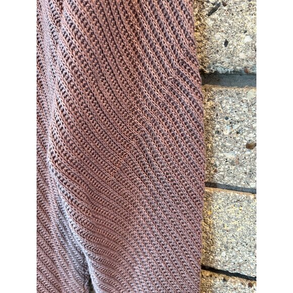 J. Jill Mauve Knit 100% Linen Sweater Top L Womens Long Sleeve Lightweight - Picture 10 of 10